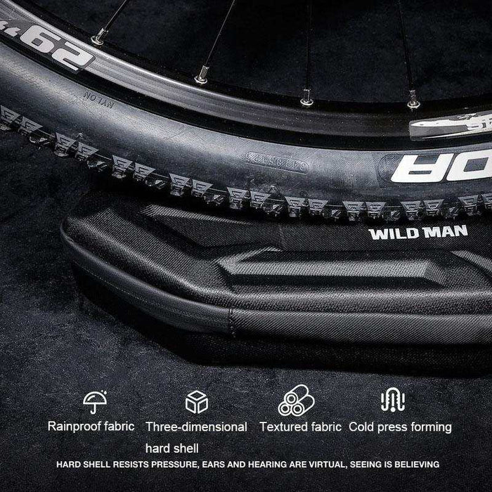 1.2L Eva Hard Shell Triangle Bike Bag | Sun Pattern