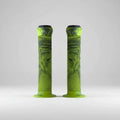 2 Colour Mix Grips Kraton 147mm in green and black for enhanced bike handlebar control