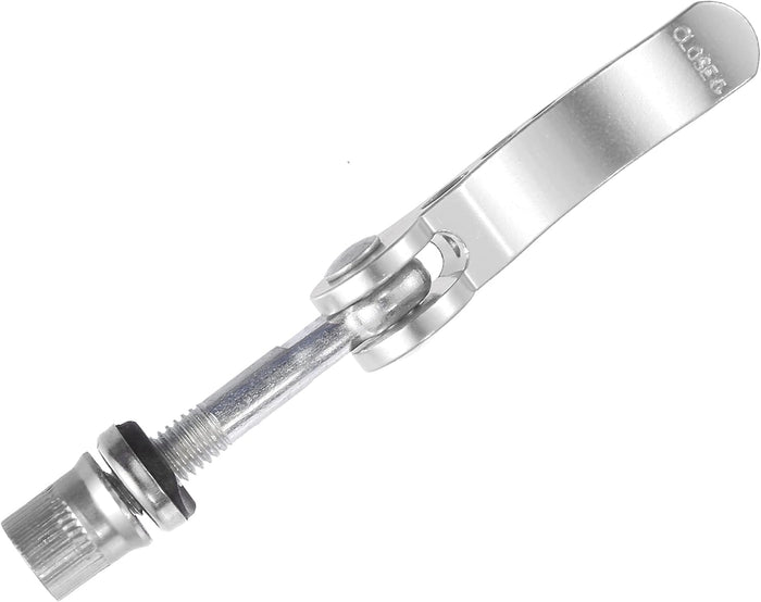 2pcs M6*65mm Aluminium Alloy Bicycle Seat Post Quick Release Pin Seatpost Skewer Bolt Silver Tone