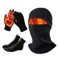 3-in-1 winter windproof gear bundle with thermal balaclava, touchscreen tech gloves, and insulated socks
