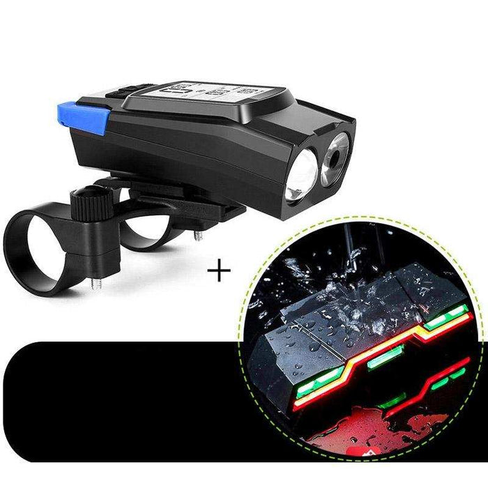 3-In-1 Wireless Bike Light Set Blue Upgrade