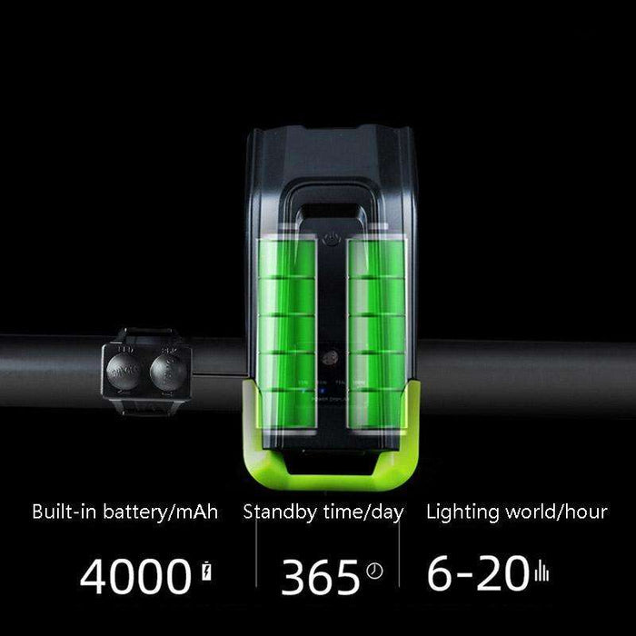 3-In-1 Wireless Bike Light Set Blue Upgrade