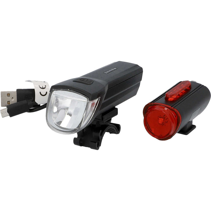 30 Lux Rechargeable LED Bike Light Set