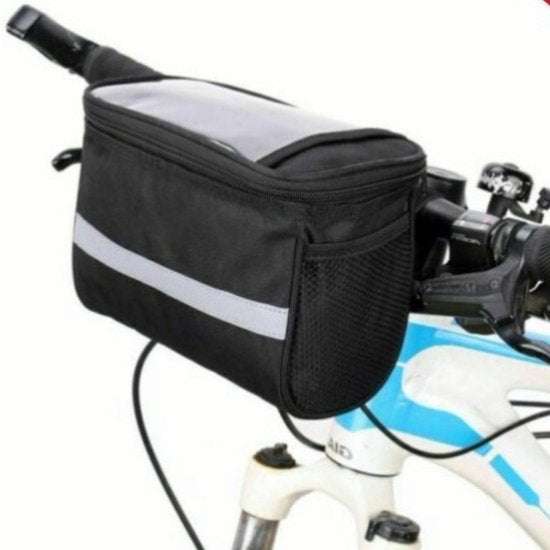 3.5L High-Capacity Waterproof Bicycle Handlebar Bag | Black