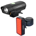 LUNAR USB-C rechargeable 400 lumen front and 50 lumen rear bike light set