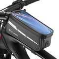7 Mountain Bike Front Beam Phone Bag - Black Grey