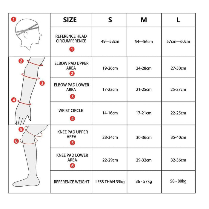 7-Piece Scooter Protective Gear Set