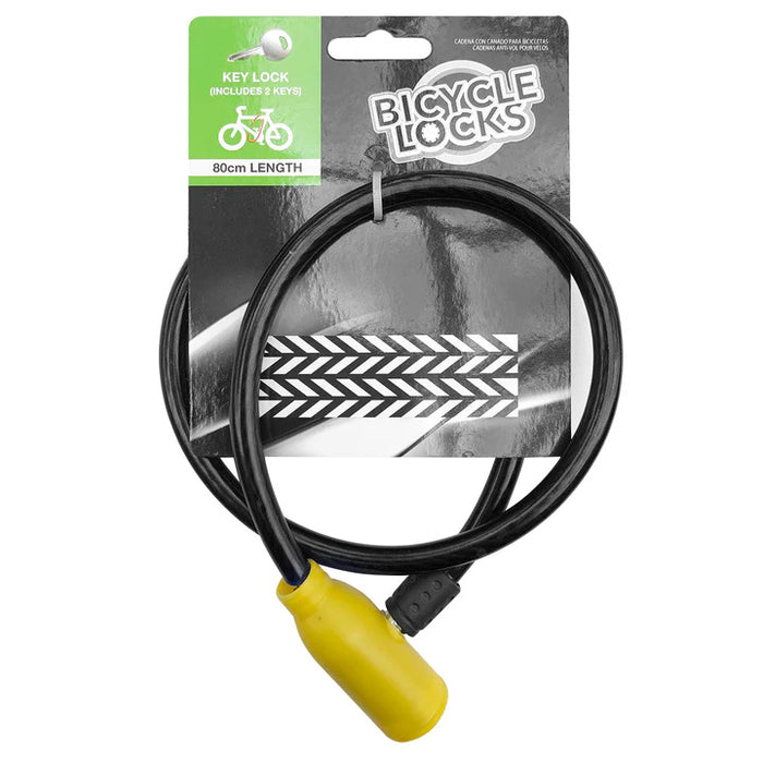 80cm Bicycle Lock with Keys - Bike & Scooter Security