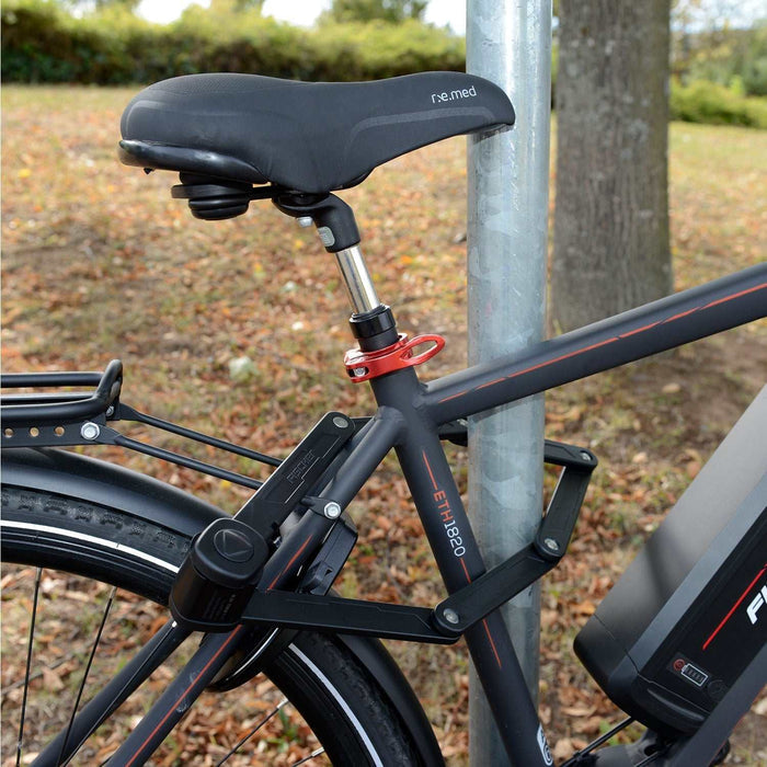 85cm Folding Bike Lock with Holder