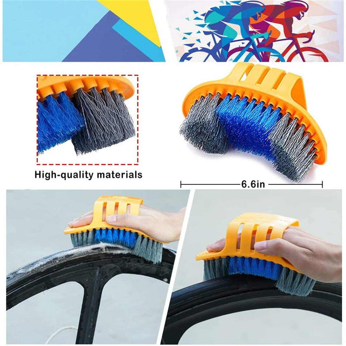 9-Piece Bike Cleaning Kit For Mountain Road And BMX Bikes
