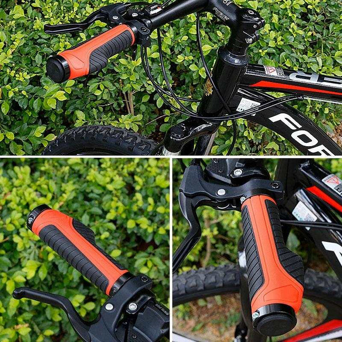 A Pair Of Anti-Slip Bike Handlebar Grips - Blue