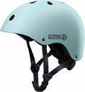 Mint green OutdoorMaster adjustable kids bike helmet with removable liners for multi-sport use