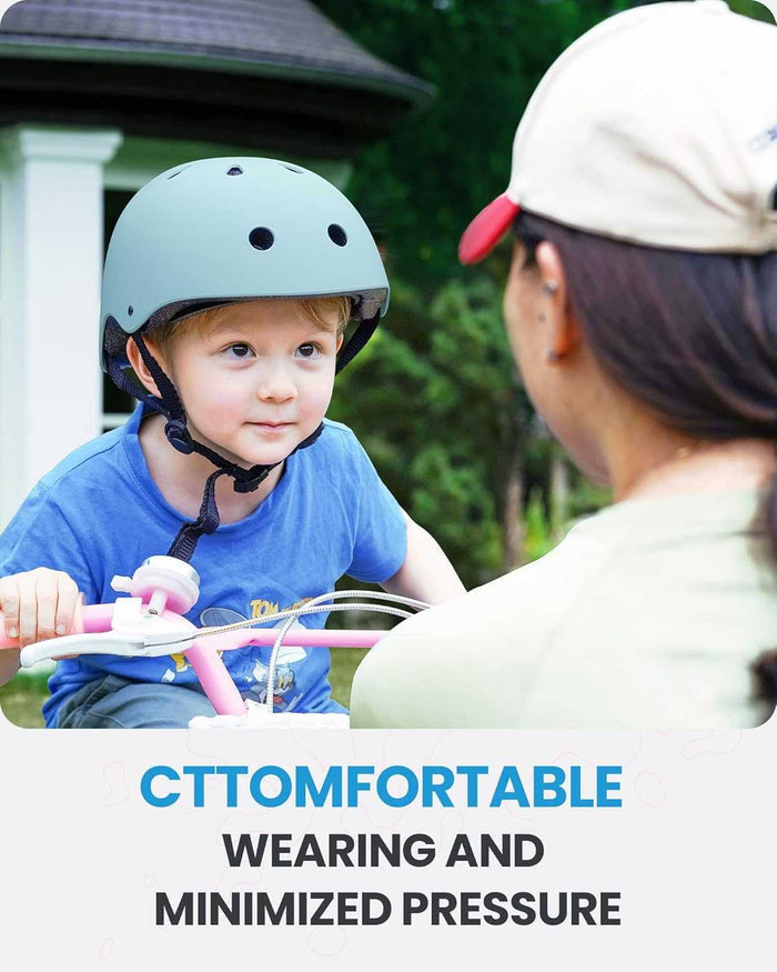 Adjustable Kids Bicycle Helmet with Removable Liners | Mint Green - S
