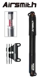 AIRSMITH Mini Pump HPL With Long Hose for FV/AV 120 PSI With Gauge