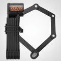ALARM FOLDING LOCK 3mm Bar Thickness 80cm Length Includes CR2 Battery - KOVIX