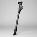 Adjustable alloy top kickstand with alloy leg for 26-29" wheels, sturdy and durable design