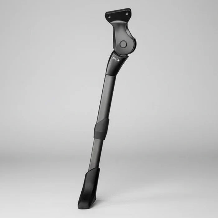 Adjustable alloy top kickstand with alloy leg for 26-29" wheels, sturdy and durable design