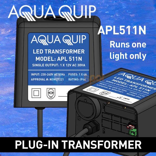 AquaQuip 12V Plug-In Light Transformer (New Style)