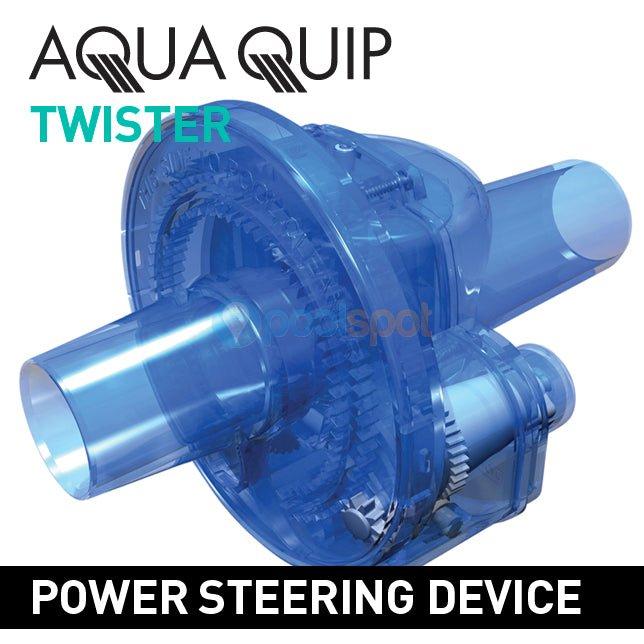 AquaQuip Twister Power Steering Device for Suction Cleaners