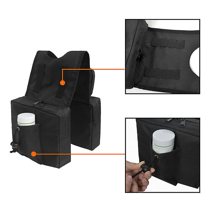 ATV UTV Motorcycle Tank Saddle Bag with Waterproof Phone Storage Compatible with ATV UTV Models