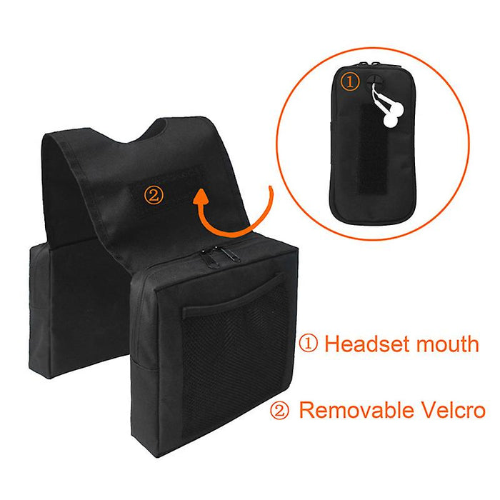 ATV UTV Motorcycle Tank Saddle Bag with Waterproof Phone Storage Compatible with ATV UTV Models