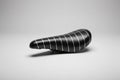 Banana Saddle For 20" High Riser With Sparkles & Silver Stripe - Black