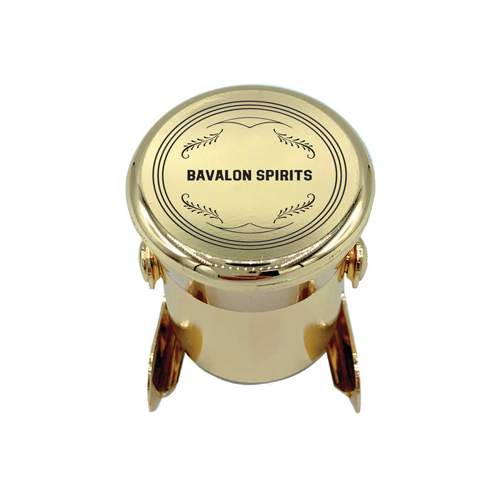 Belmont Heavyweight Champagne Stopper in Gold