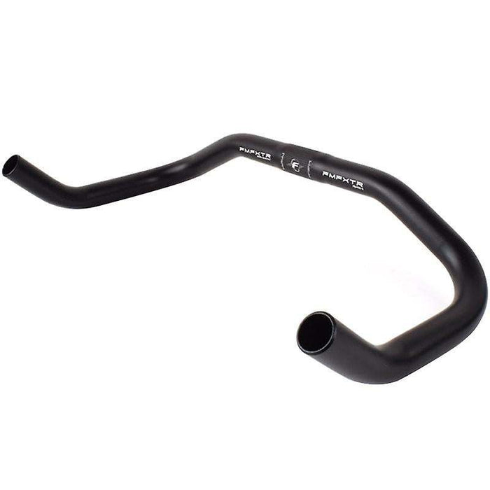 Black aluminum alloy bicycle bullhorn handlebar 25.4mm diameter 390mm width for road and fixie bikes