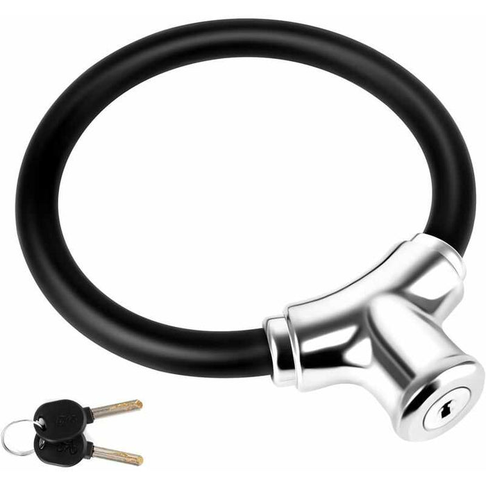Bicycle Lock Zinc Alloy Universal Portable High Security Anti-Theft Cable