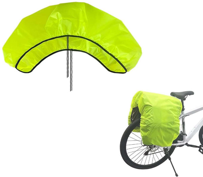 Bicycle Rear Bag or Basket Rain Cover 126 x 66 cm - Glow clear