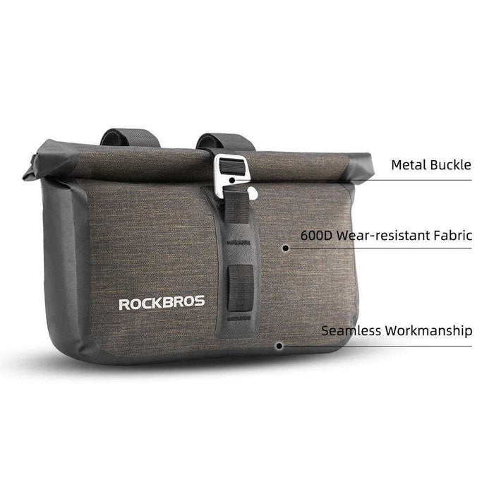 Bike Roll Bag Waterproof Handlebar Bag - Large