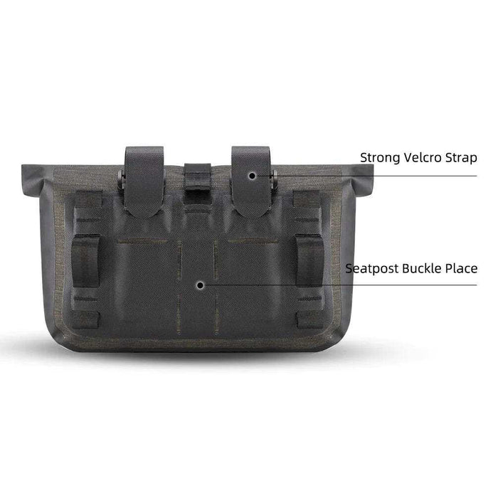Bike Roll Bag Waterproof Handlebar Bag - Large