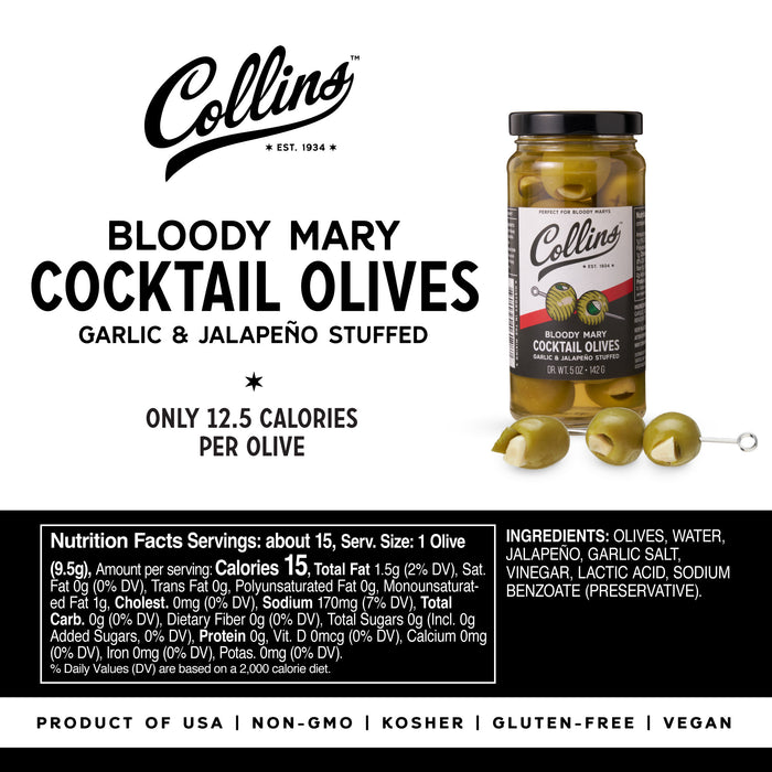 Bloody Mary Olives, 5 oz