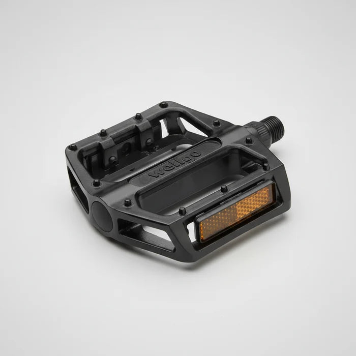 BMX Platform 1/2" Alloy Pedal One Piece - Black