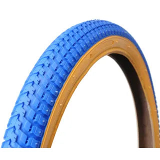 BMX Tyre 20 x 2.125 Blue/Gum Wall