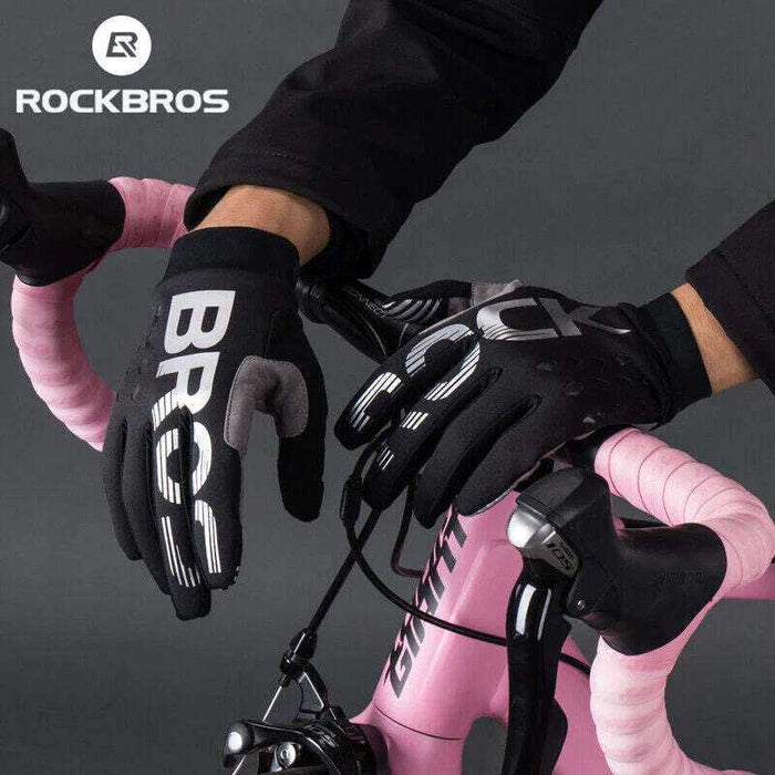 Breathable Full Finger Cycling Gloves | Large