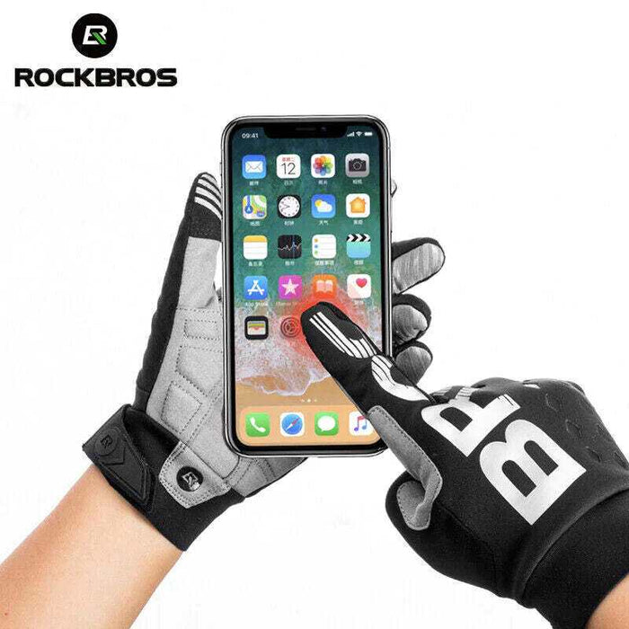 Breathable Full Finger Cycling Gloves | Large