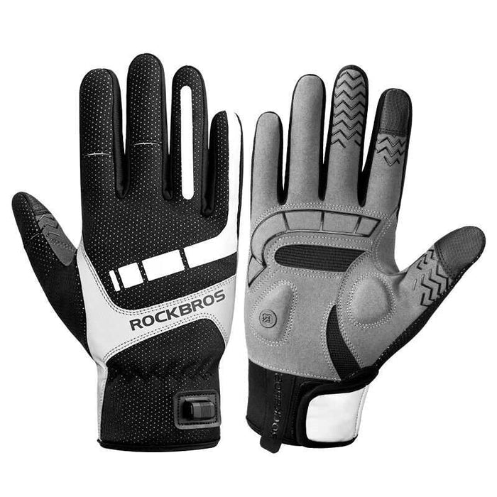 Breathable Heated Bicycle Gloves | XLarge