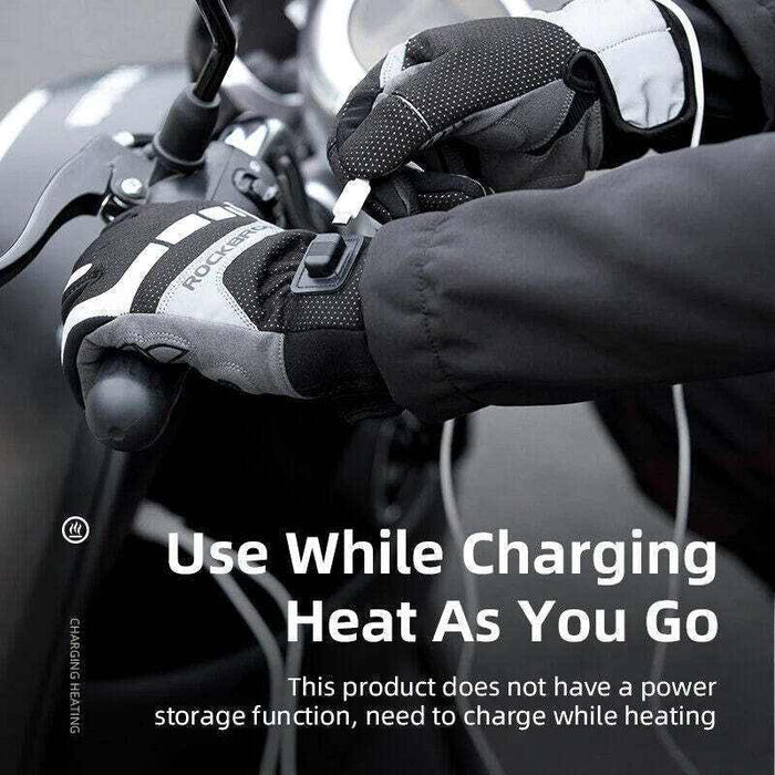 Breathable Heated Bicycle Gloves | XLarge