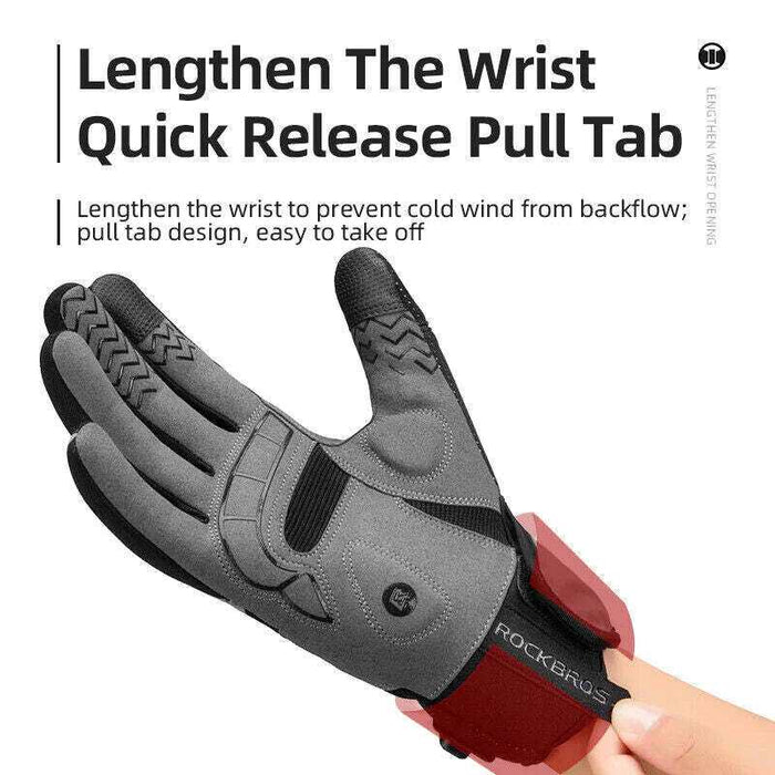Breathable Heated Cycling Gloves | Large