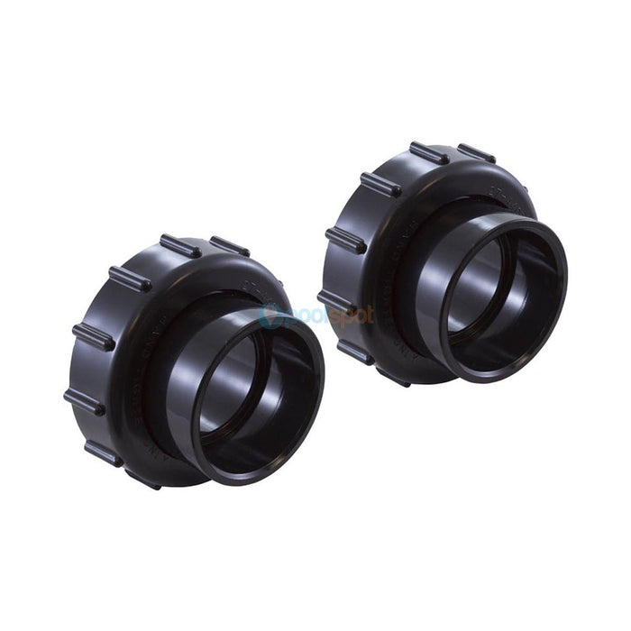 Bulkhead Union Kit / Valve Adaptor Kit 2", Black, for Pentair Clean & Clear Plus / FNS Plus / Quad DE