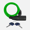 Bumper Cable Lock 600x6mm 2 Keys Provided - Green
