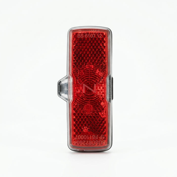 Rack-mounted dynamo rear bicycle light — Studio - Clean | Generated by Modelize