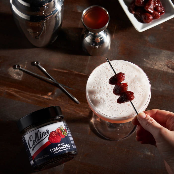Candied Strawberries in Syrup, 10.6 oz
