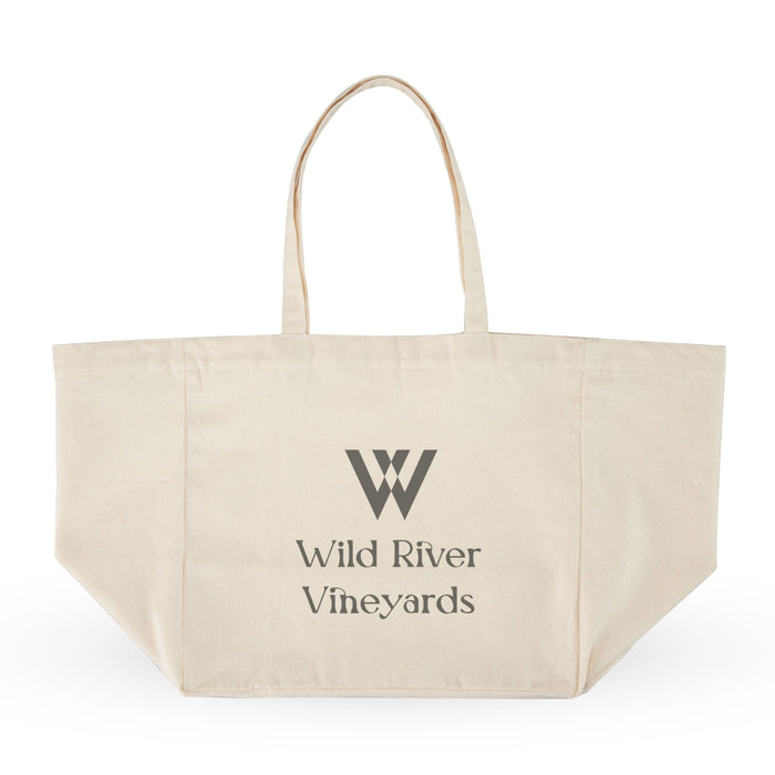 Canvas Grocery Tote, 8.3 gallon