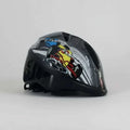 Car design kids bike helmet with adjustable fit, ventilation, and safety features for children 44 to 50cm head size