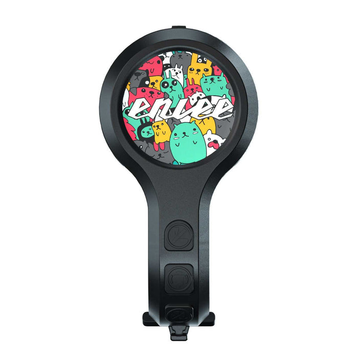 Super Loud 2-Piece Bicycle Horn Set for mountain and road bikes with durable ABS+PC design and rechargeable battery