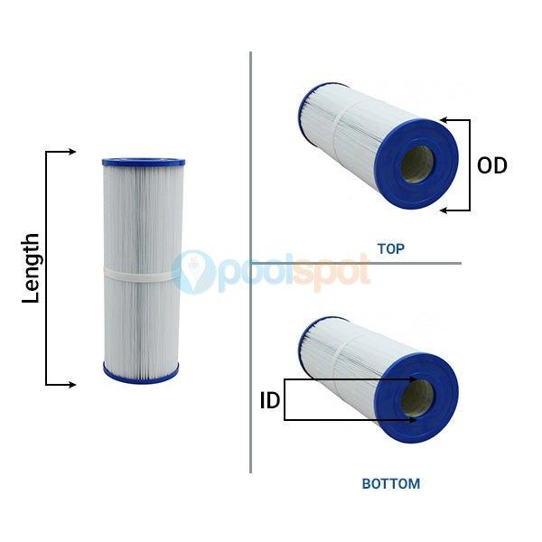 Cartridge Element, Generic to suit Rainbow RDC50 / Waterco Top Load / Waterway Top Load 50