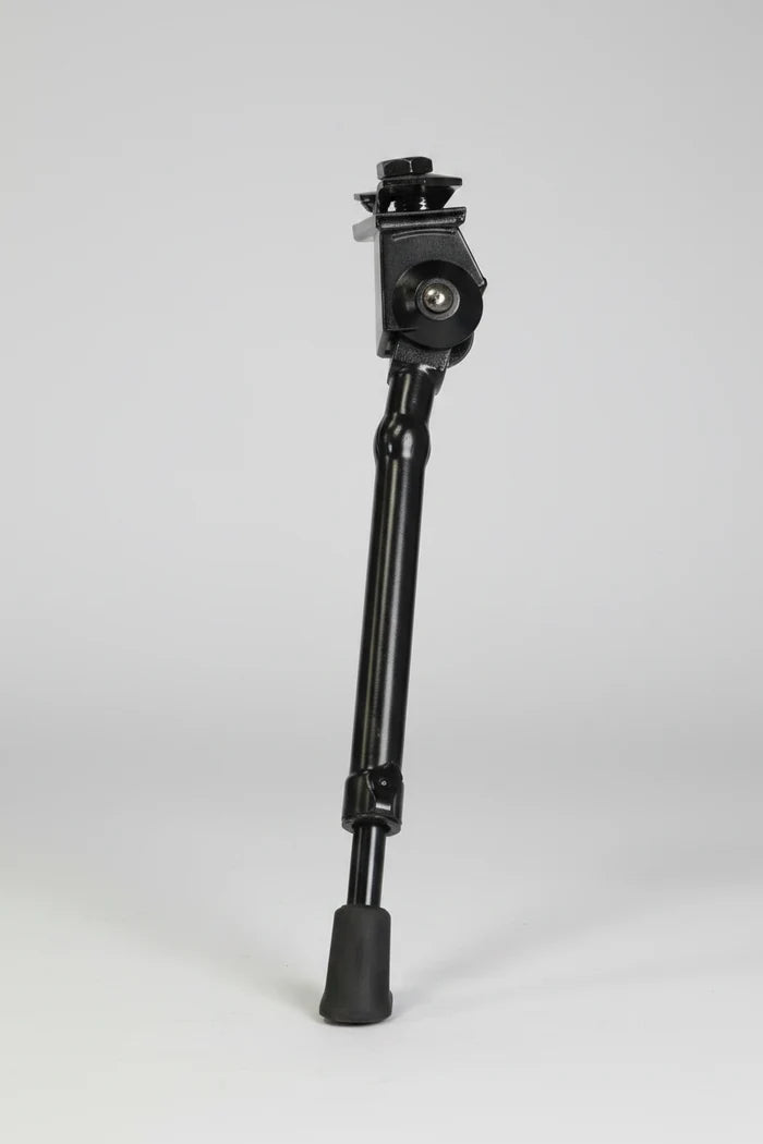 Centre Mount 24-700C Adjustable Alloy KICKSTAND With Steel Plate - Black