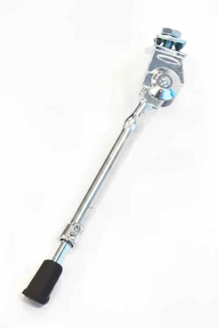 Centre Mount 24-700C Adjustable With Steel Plate Alloy Kickstand - Silver